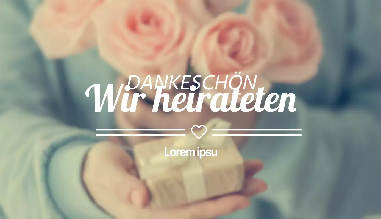 Wir sind verheiratet