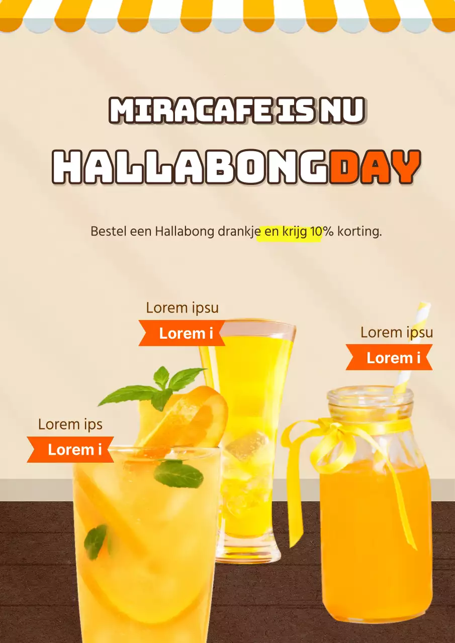 GeelHalla WaterpijpDrankenDesign