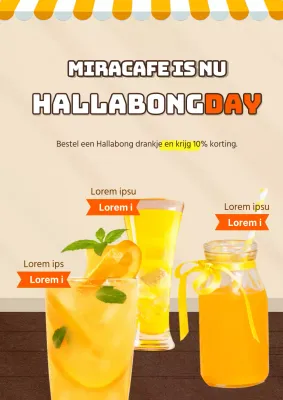 GeelHalla WaterpijpDrankenDesign