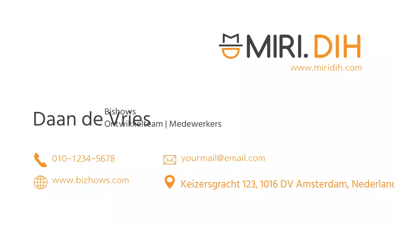 Zakelijke visitekaartjes