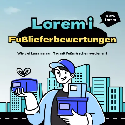 Überprüfung von DeliveryConnect zur Fußzustellung im Stadtbild