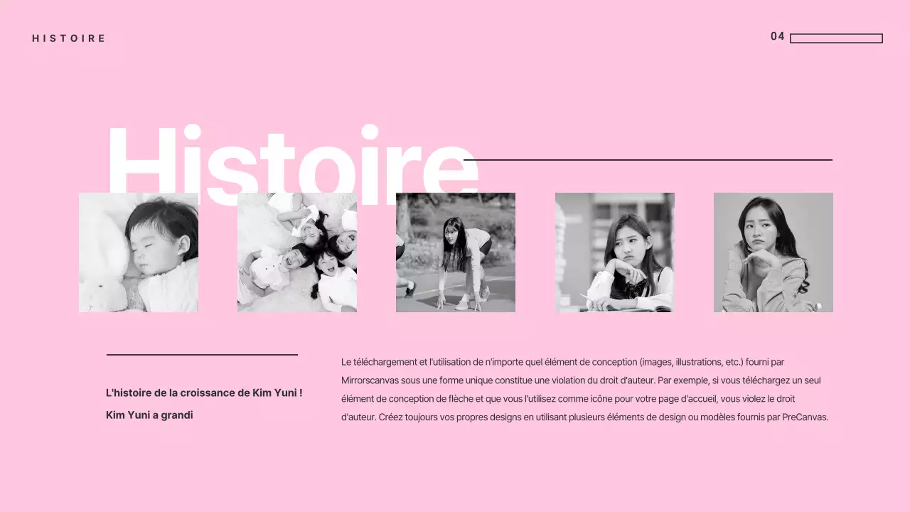 Des présentations uniques