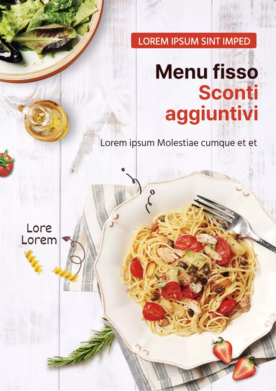 Insalata di pasta Ristorante Webposter