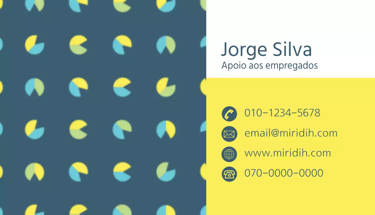 Cartões de visita de empresas