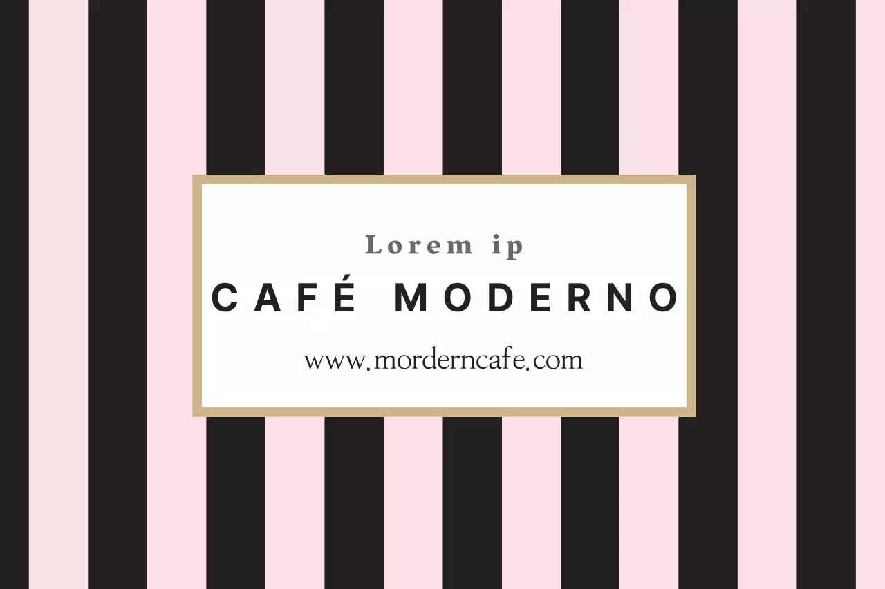 Café moderno