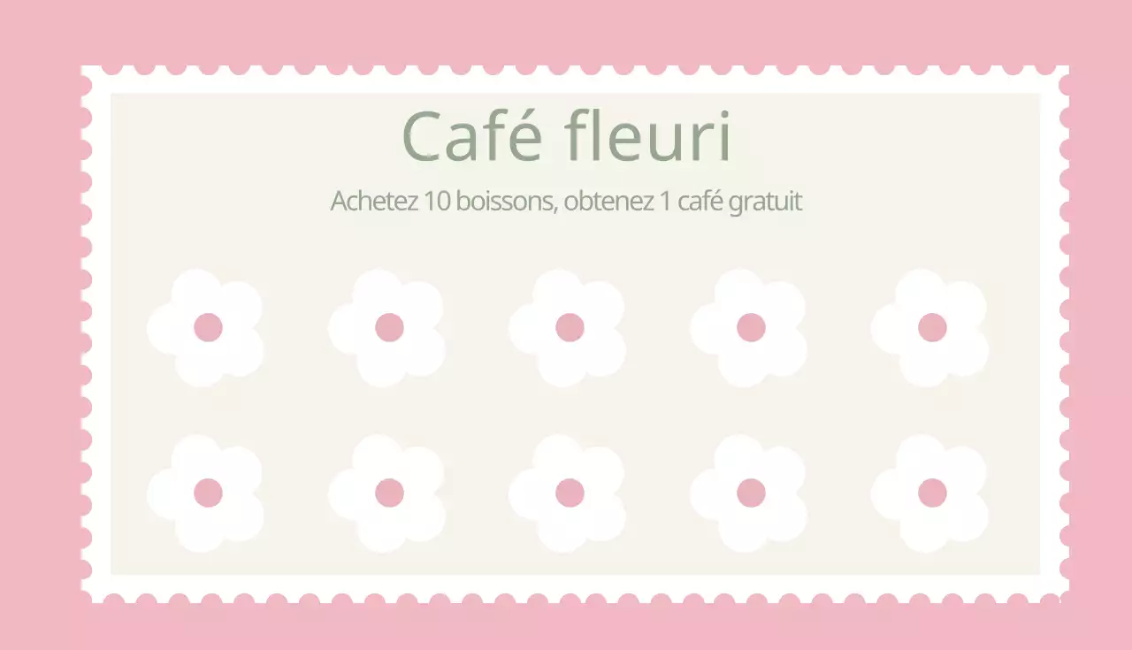 Café fleuri
