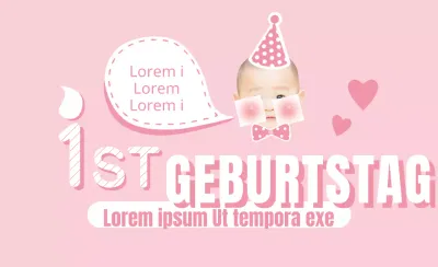 Erstes Geburtstagsfestmahl