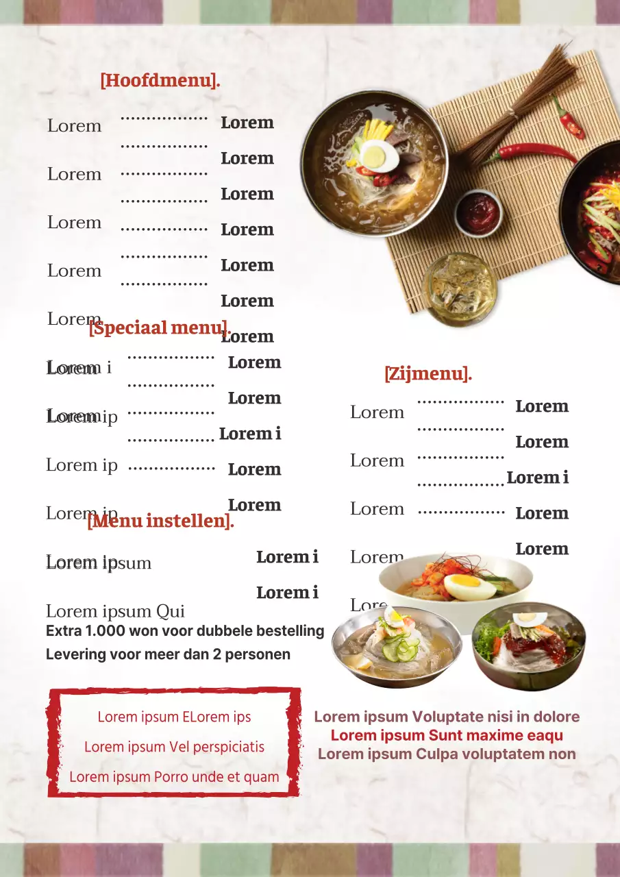 Yakitori restaurant menubord met grijs en rood voedsel foto's