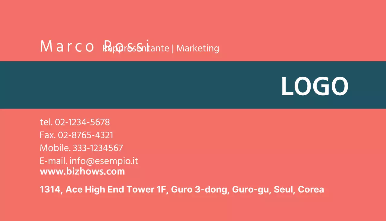 Biglietti da visita aziendali