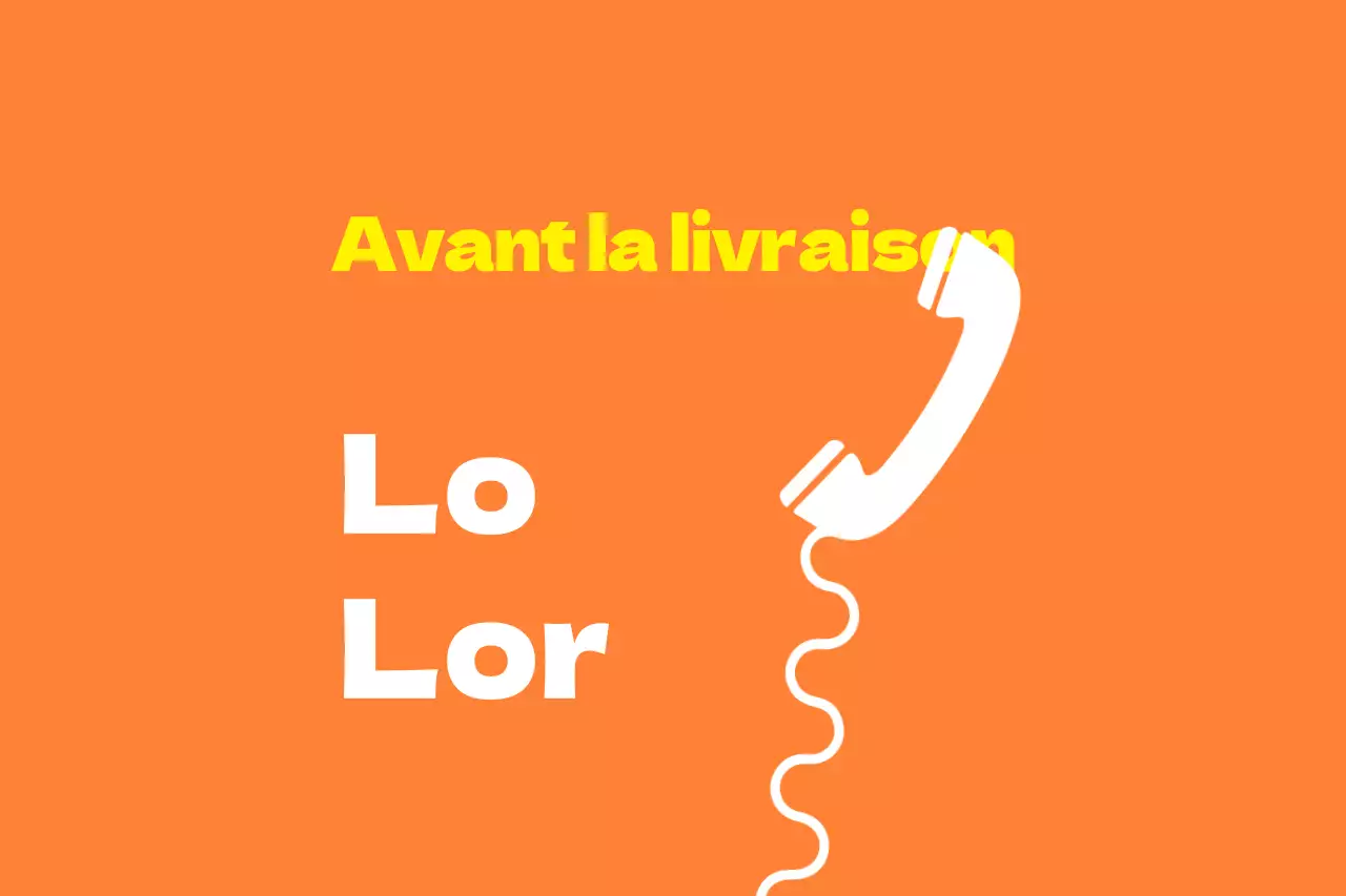 Veuillez nous contacter avant l'expédition