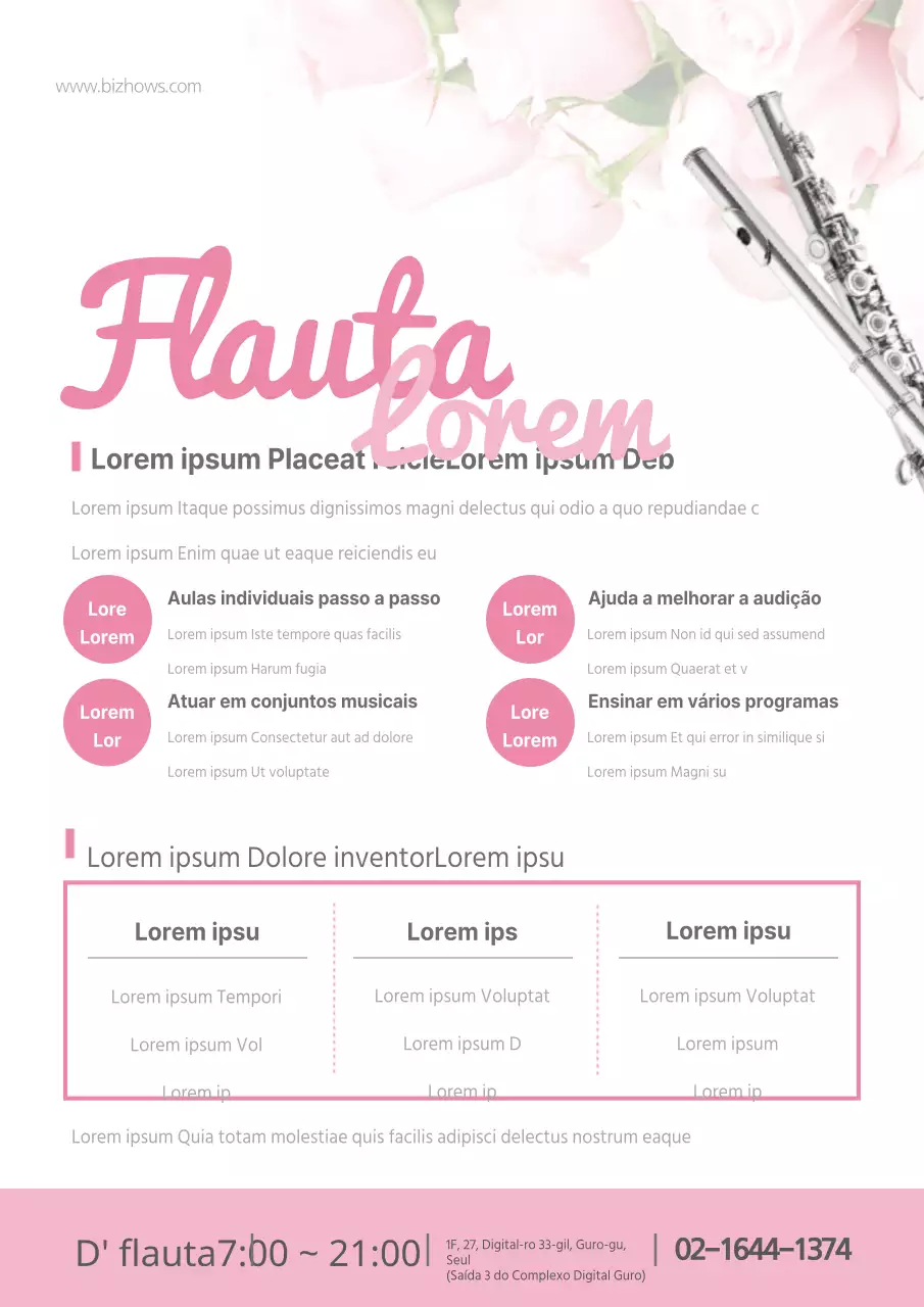 Aulas de flauta
