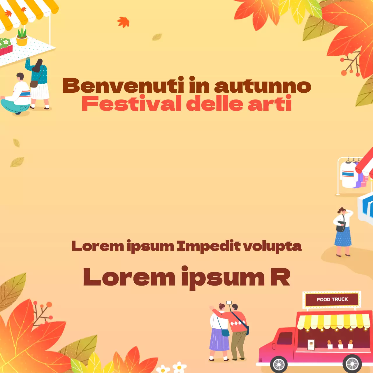 Festival delle arti d'autunno_Striscione quadrato