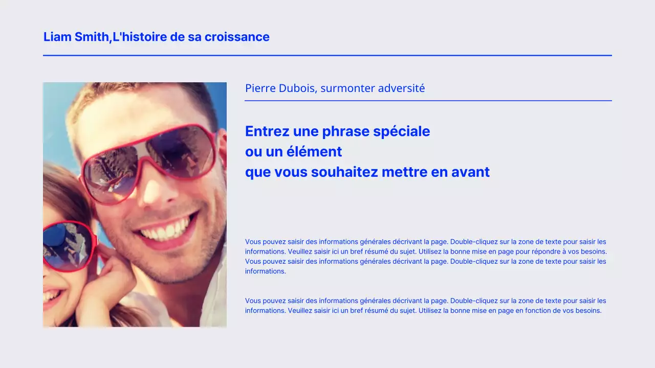 Présentations personnelles