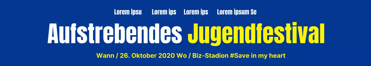 Jugendfestival_Garo Banner