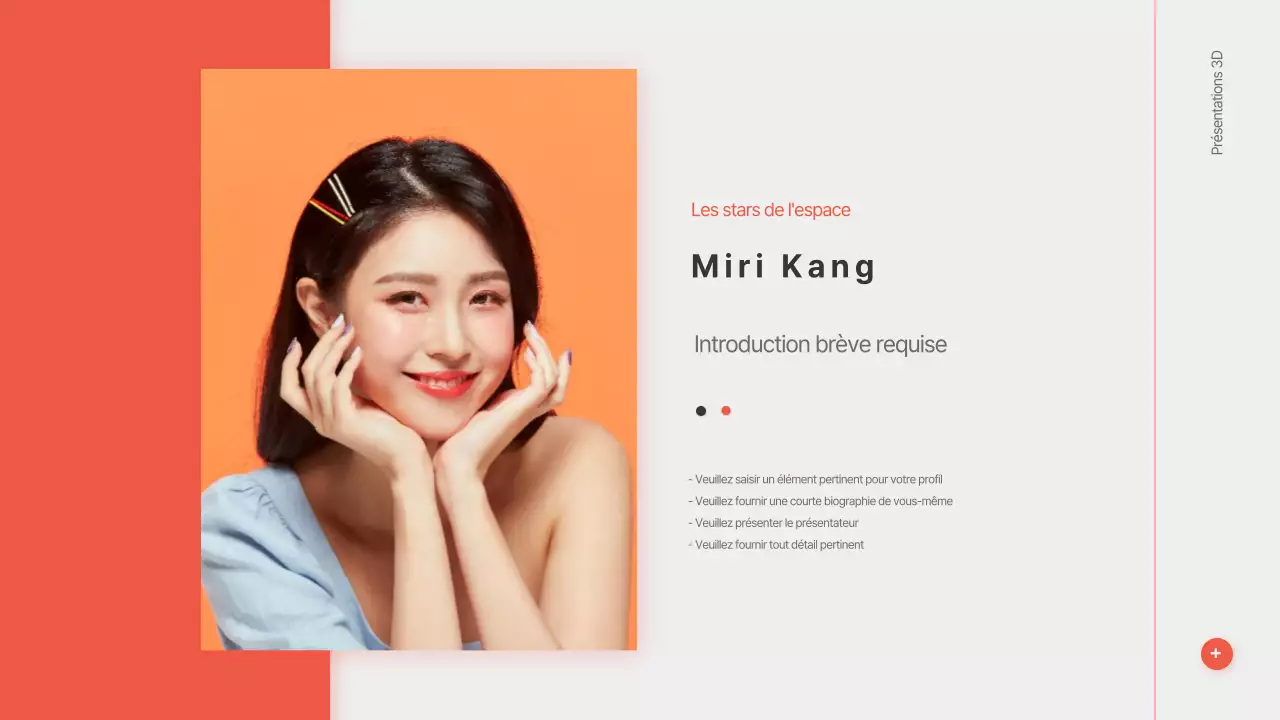 Présentations tridimensionnelles