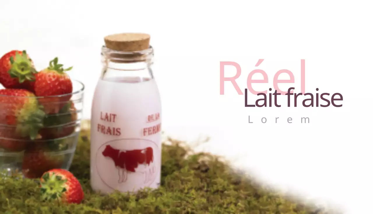 Lait de fraise