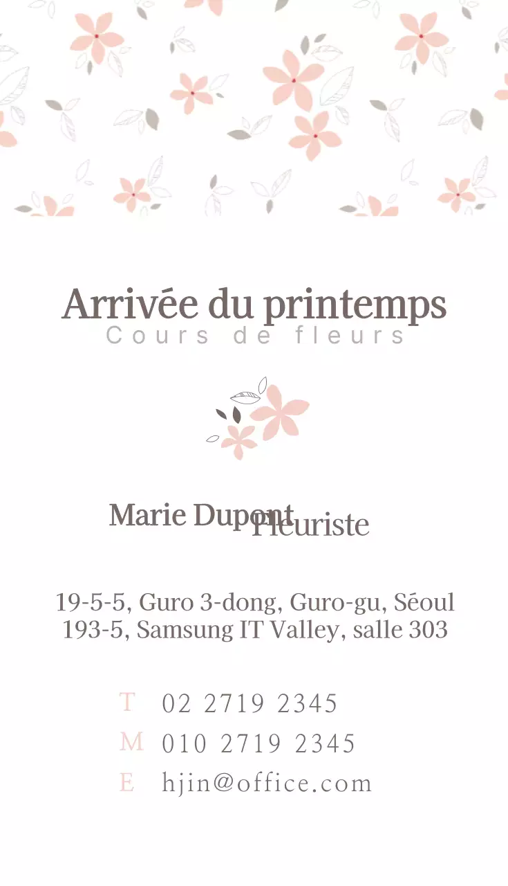 Quand le printemps arrive