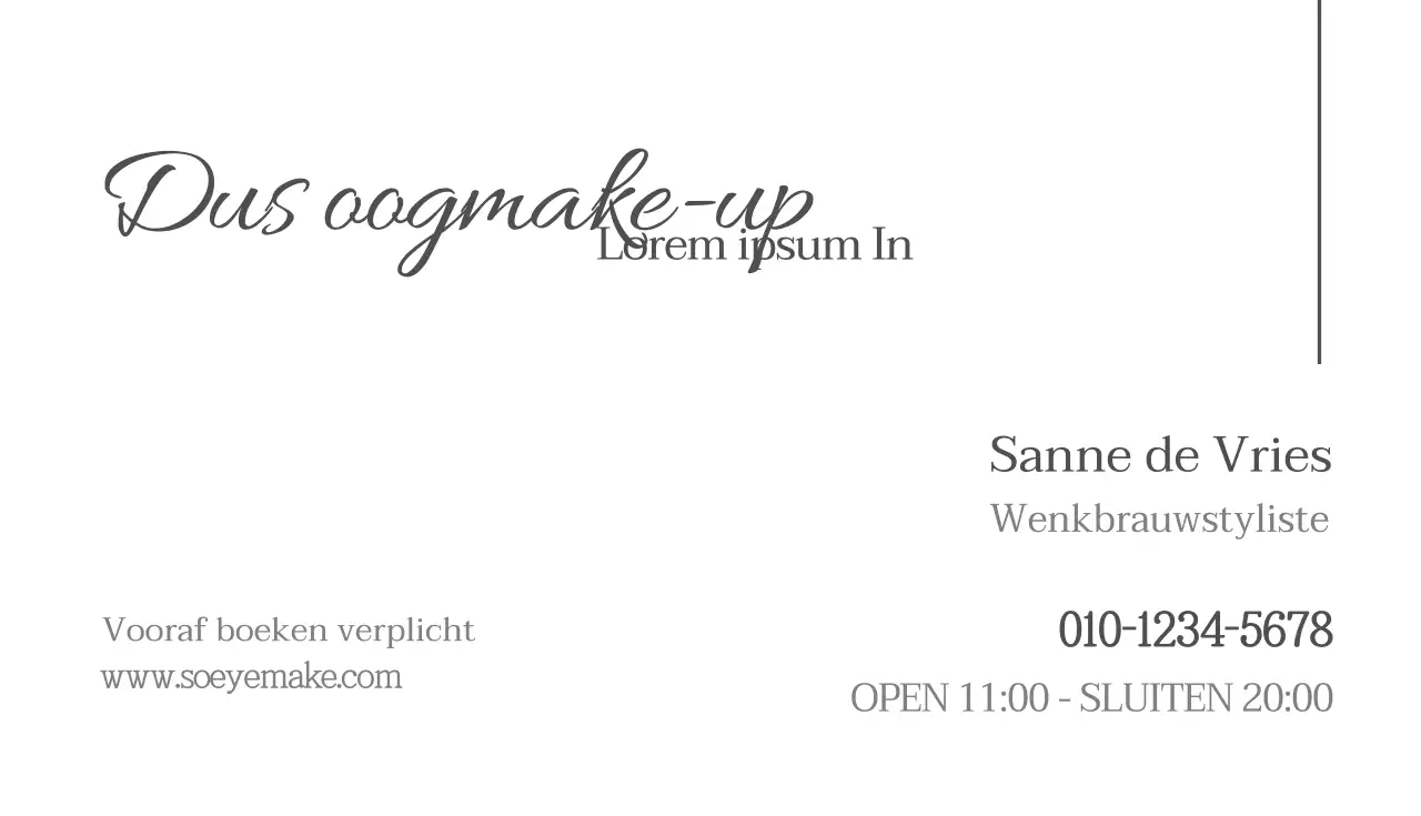 Semipermanente wimpers