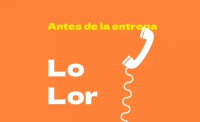 Contacto previo a la entrega