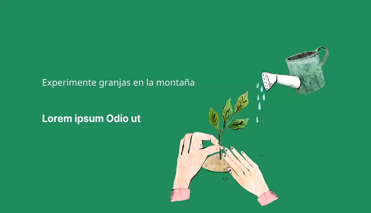 Bonita tarjeta de visita de una granja