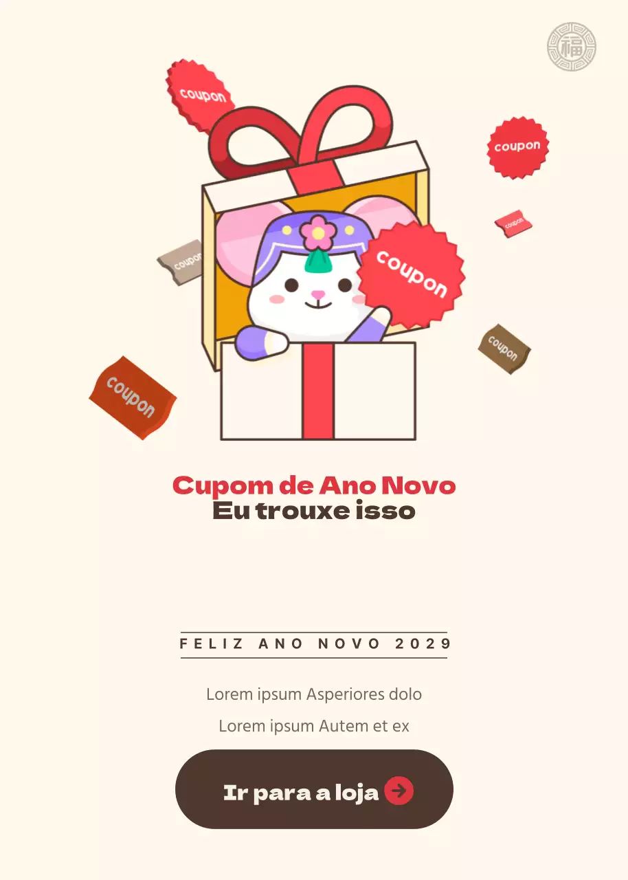 Cupões de Ano Novo
