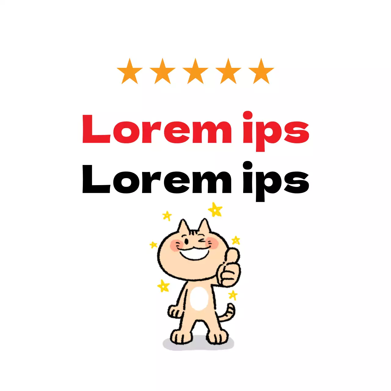 Einfaches Veranstaltungsetikett mit weißer illustrierter Beschriftung