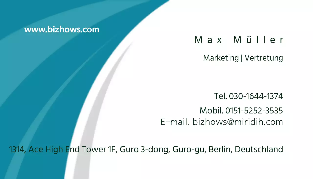 Visitenkarten für Unternehmen