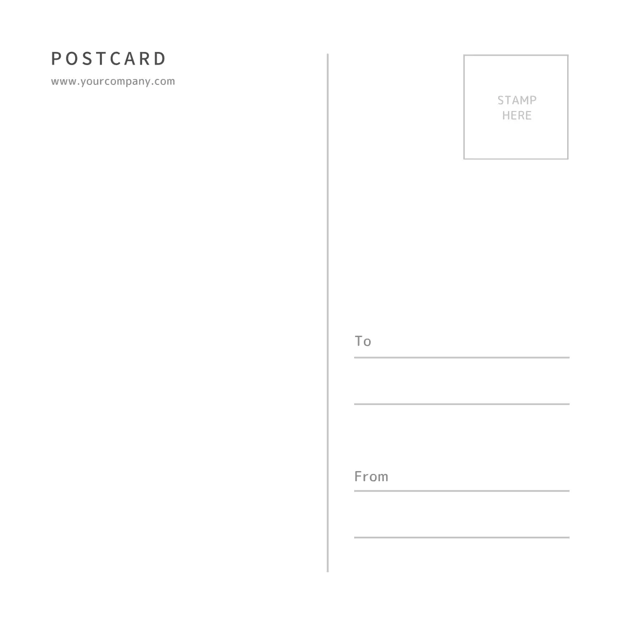 ベージュ シンプル 風景 はがき Instagram投稿