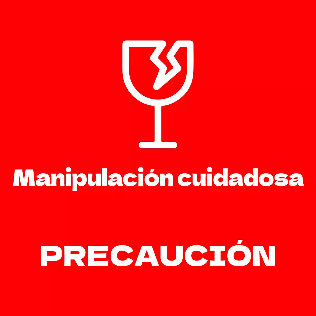 Manipulación cuidadosa