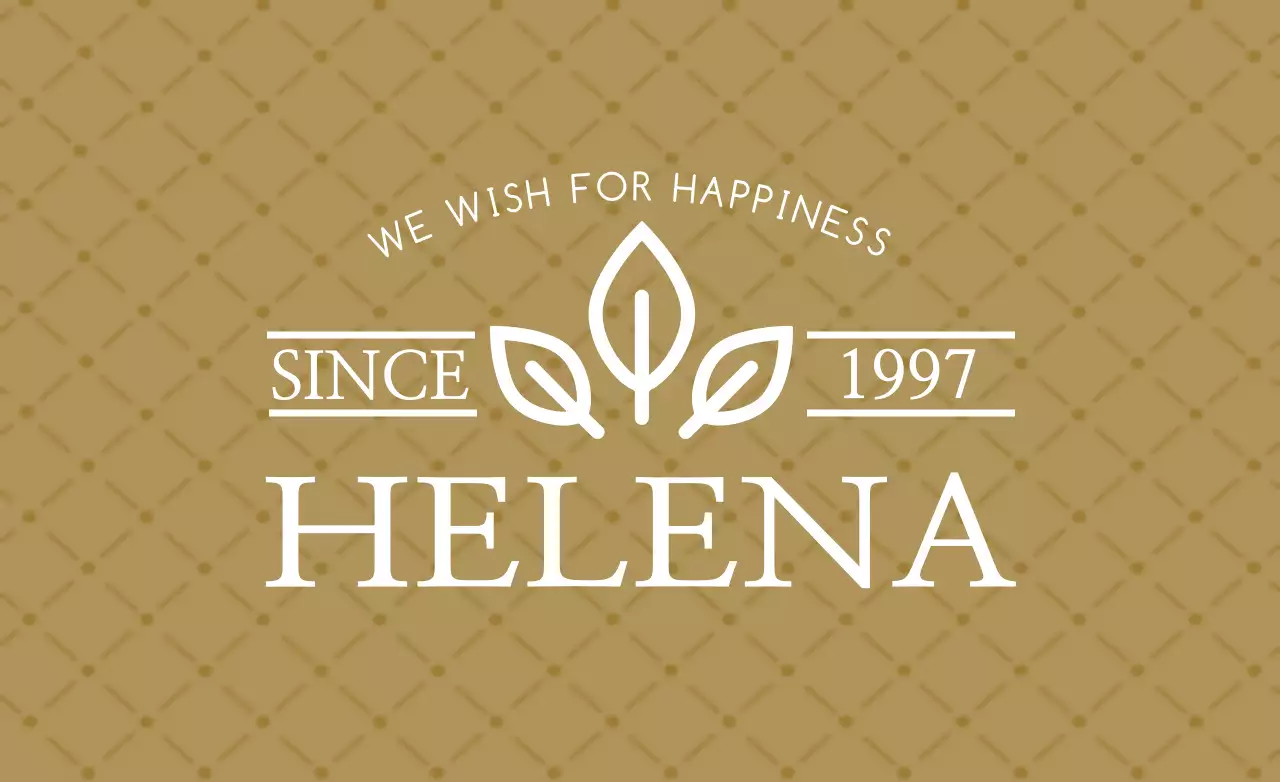 ベージュ シンプル ロゴ 会社案内 ファンシーバナー