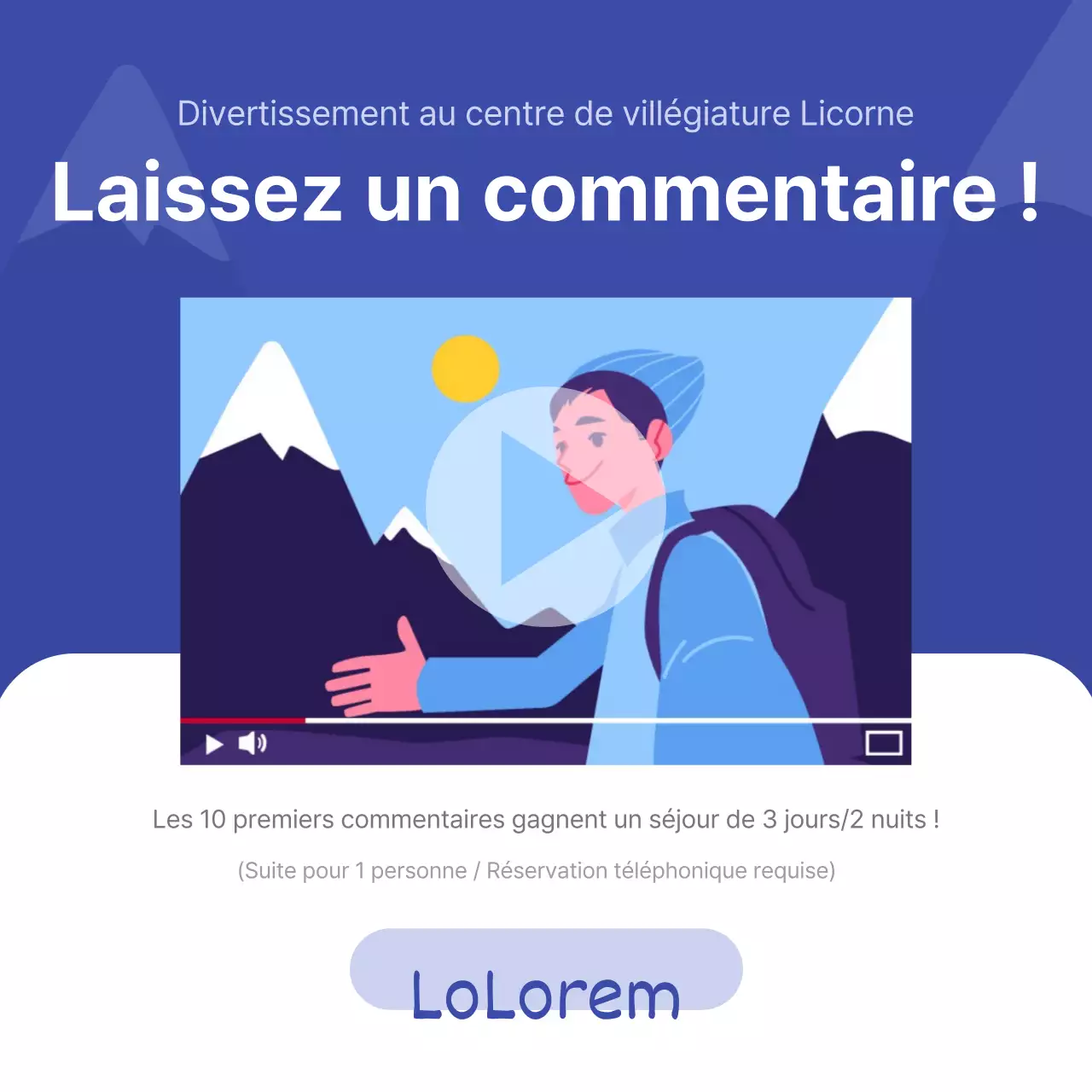 Événements de révision des centres de villégiature