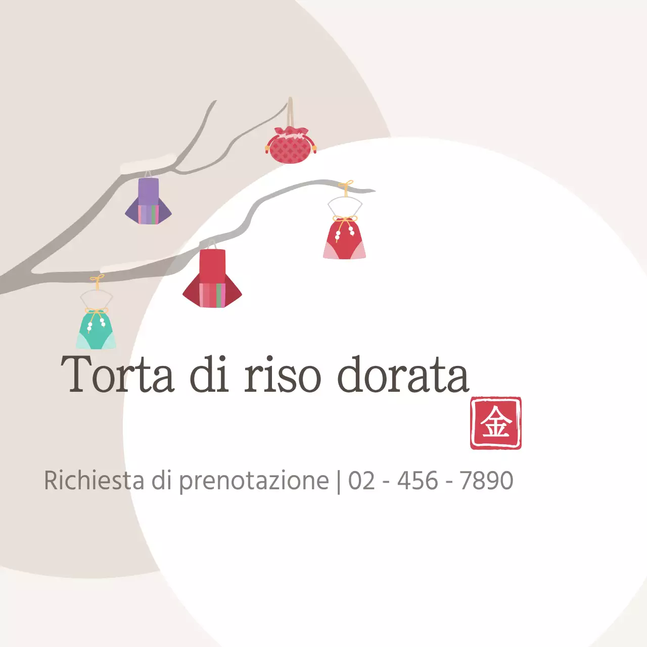 Torta di riso dorata