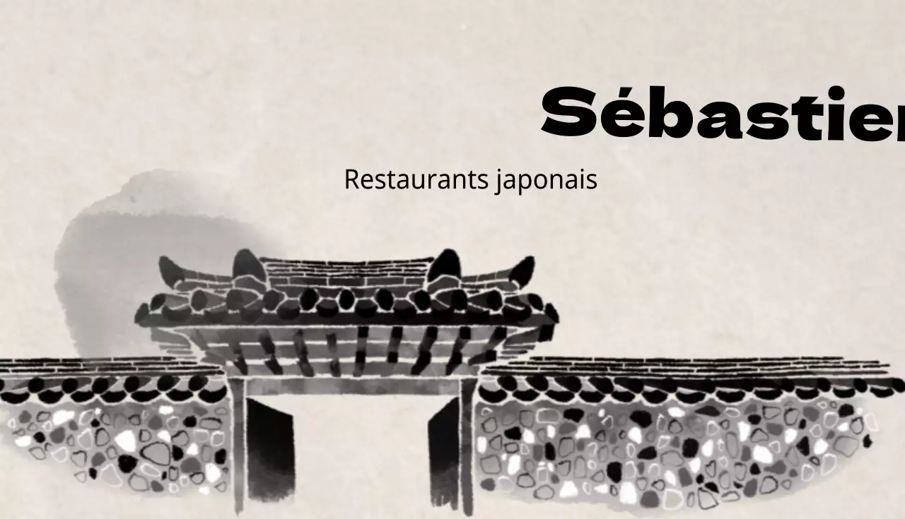 Carte de visite d'une taverne Izakaya