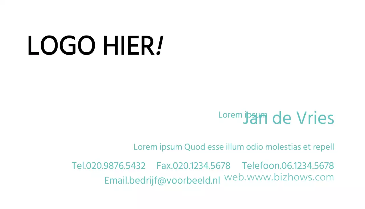 Logo visitekaartjes