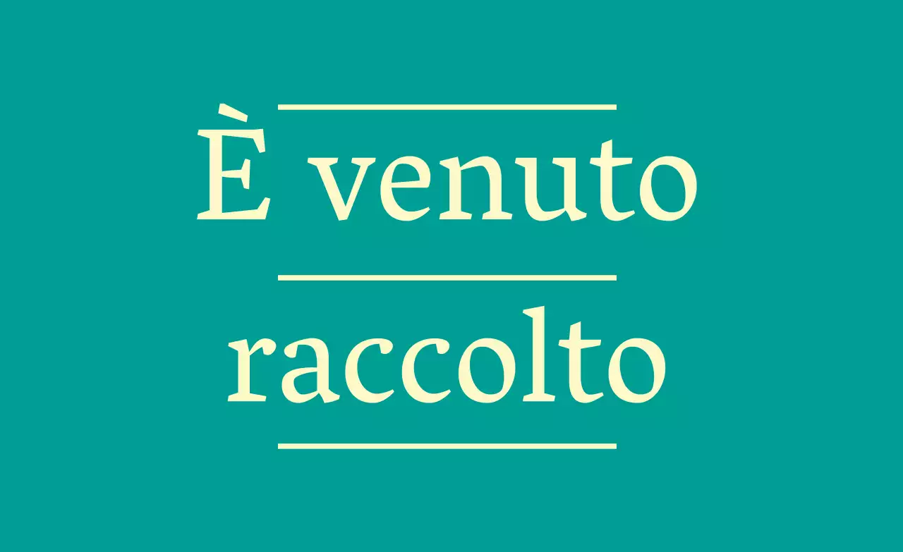 Messaggio semplice giallo menta