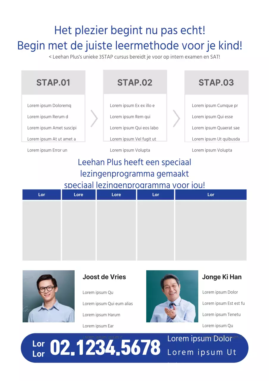 Schone wiskunde school promotie met blauwe en grijze leraar foto's