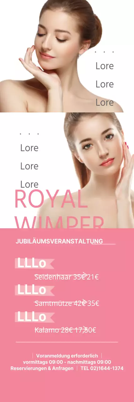 Wimpernverlängerungen