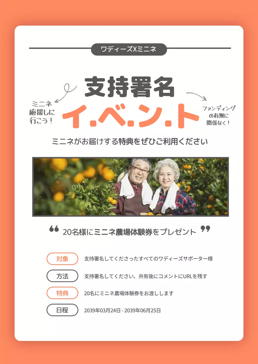 オレンジ ポップ ドライフルーツ パンフレット 詳細ページ