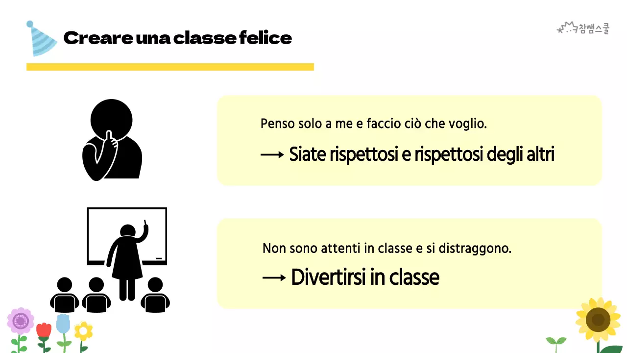 Creare una classe felice per l'istruzione elementare