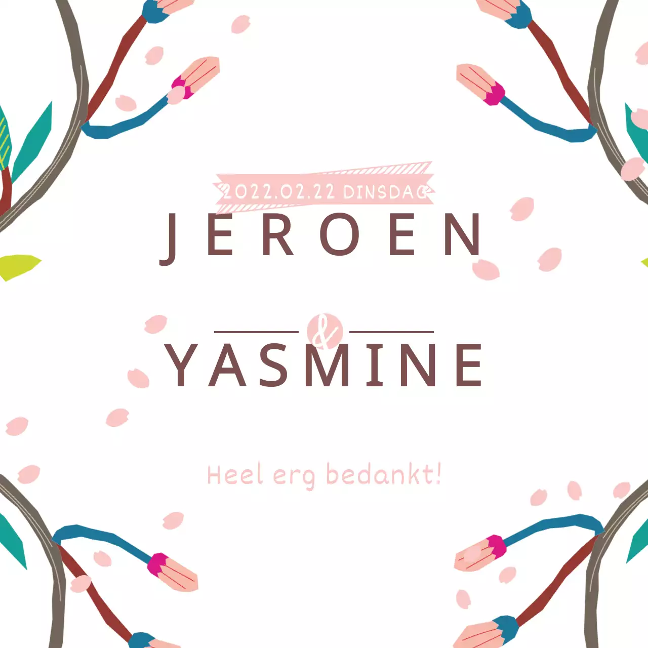 Uitnodigingen voor huwelijken