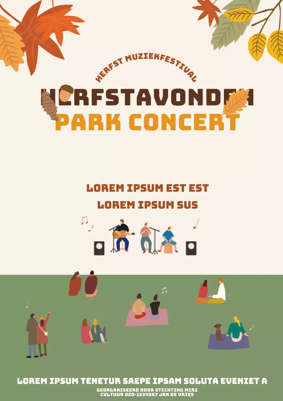 Herfstparkconcert_Seroposter