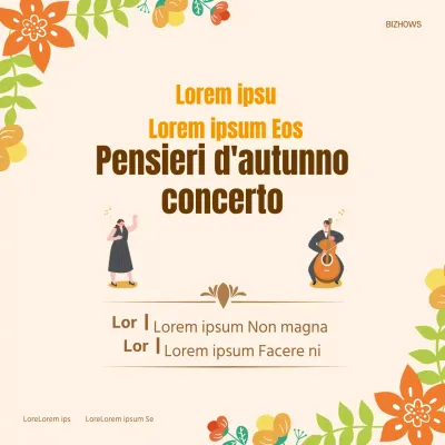 Concerto d'autunno_Striscione quadrato