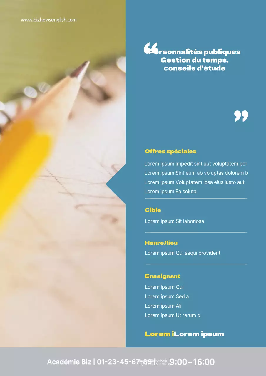 Gestion du temps public