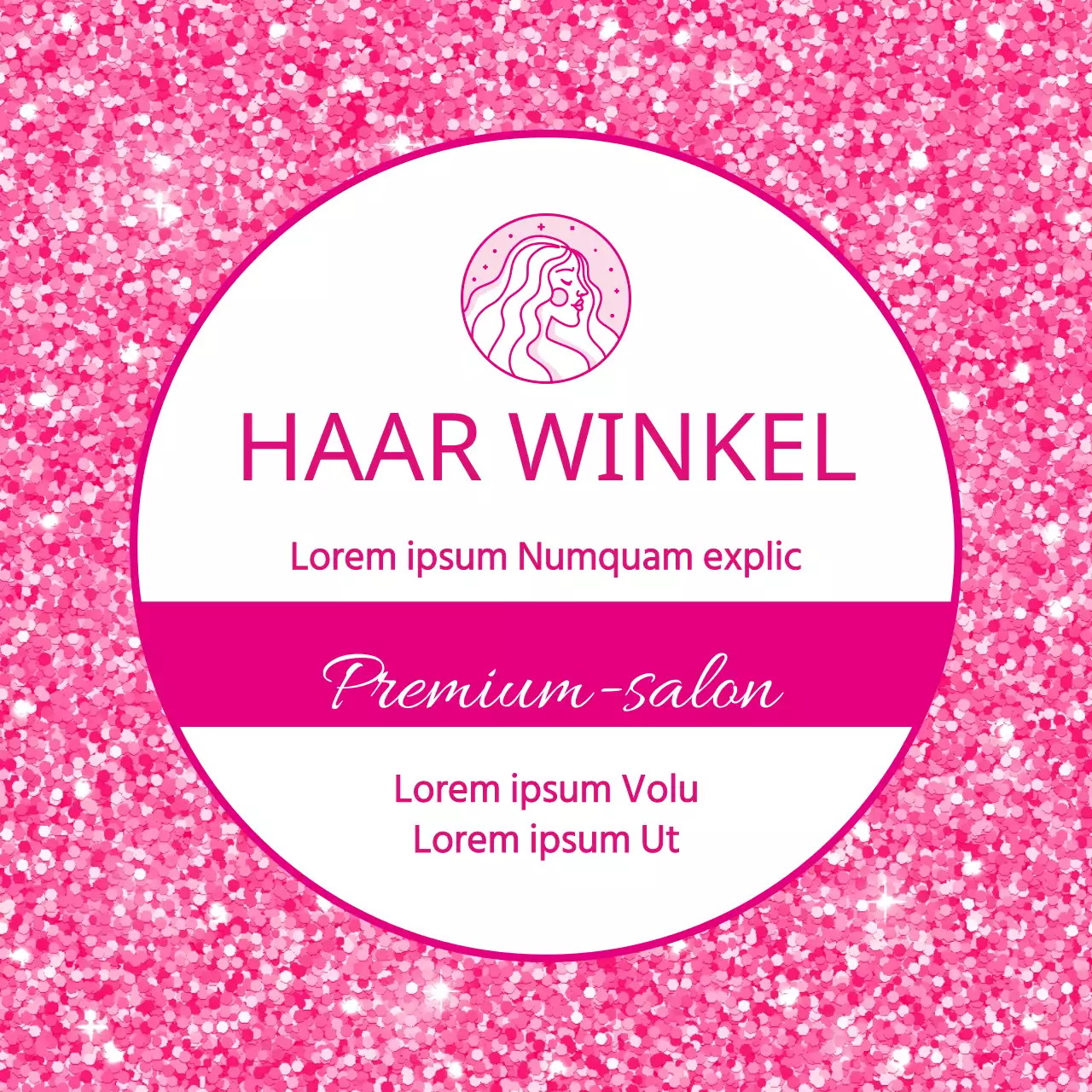 Roze deeltjes achtergrond schoonheid kapsalon