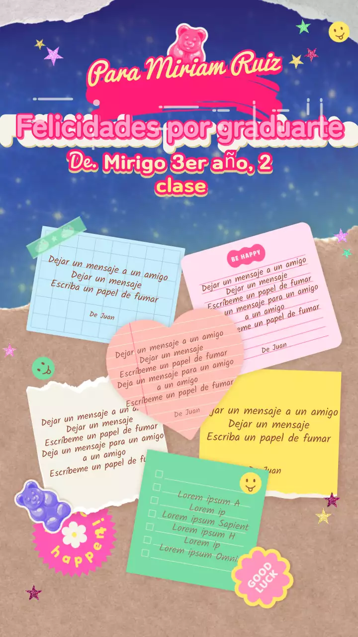 Papel de Enrollar Daku Rosa Marino Celebración de Graduación