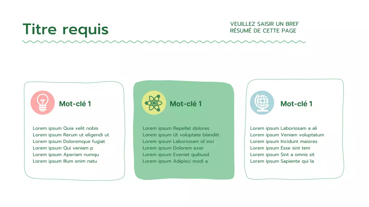 Un vert frais, une présentation psychologique arrondie