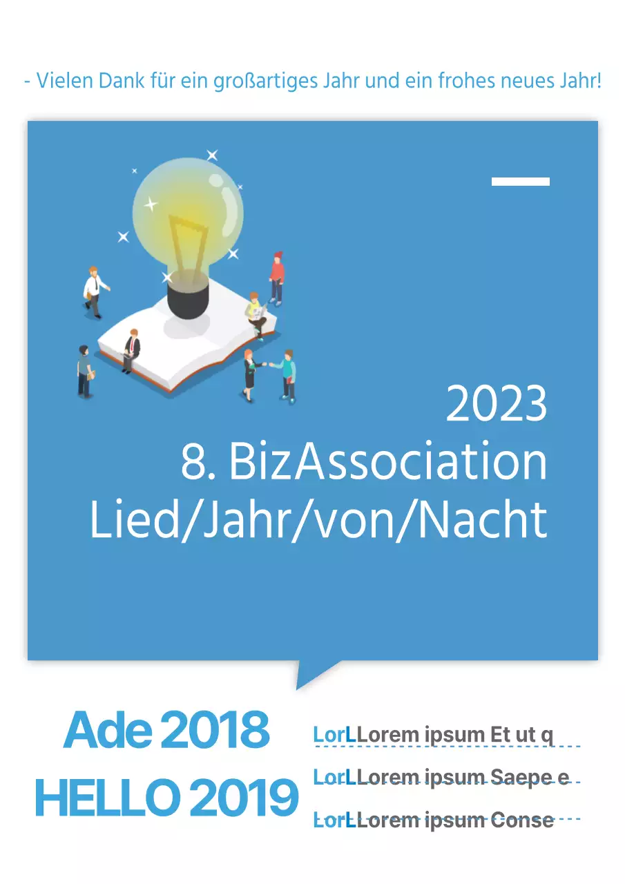 Poster für die Klausurtagung der Vereinigung