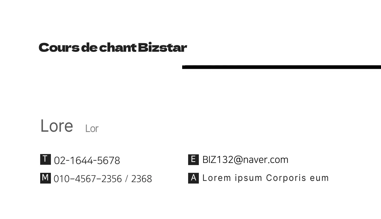 Cours de chant Bizstar