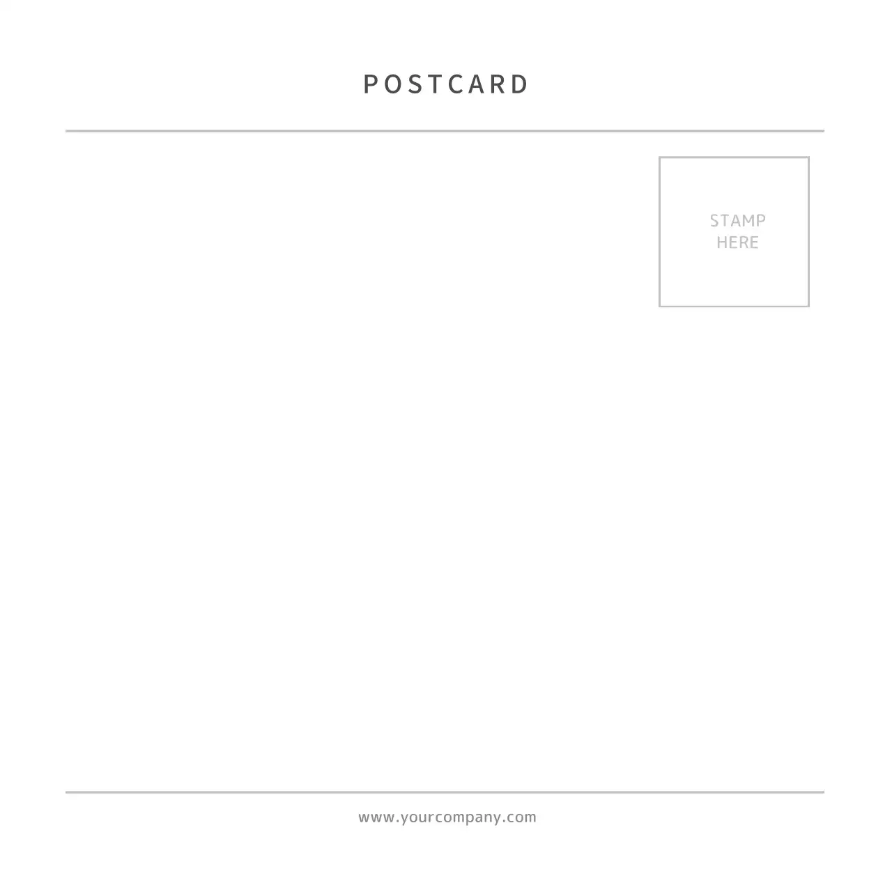 ベージュ シンプル 風景 はがき Instagram投稿