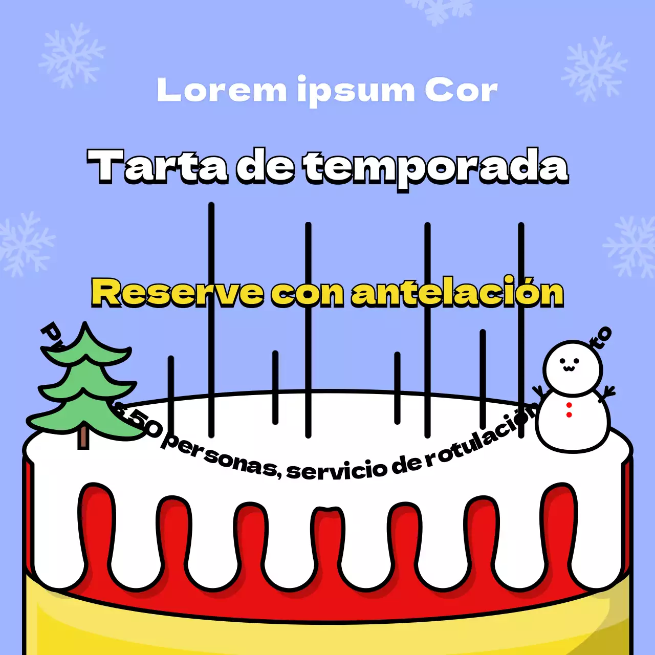Guía del ilustrador de tartas de Navidad para reservar con antelación en la pastelería